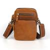 Men's Shoulder Bag, Genuine Leather, Men's Bag, Vertical Small Crossbody Bag, Top Layer Cowhide, Crazy Horse Retro Bag