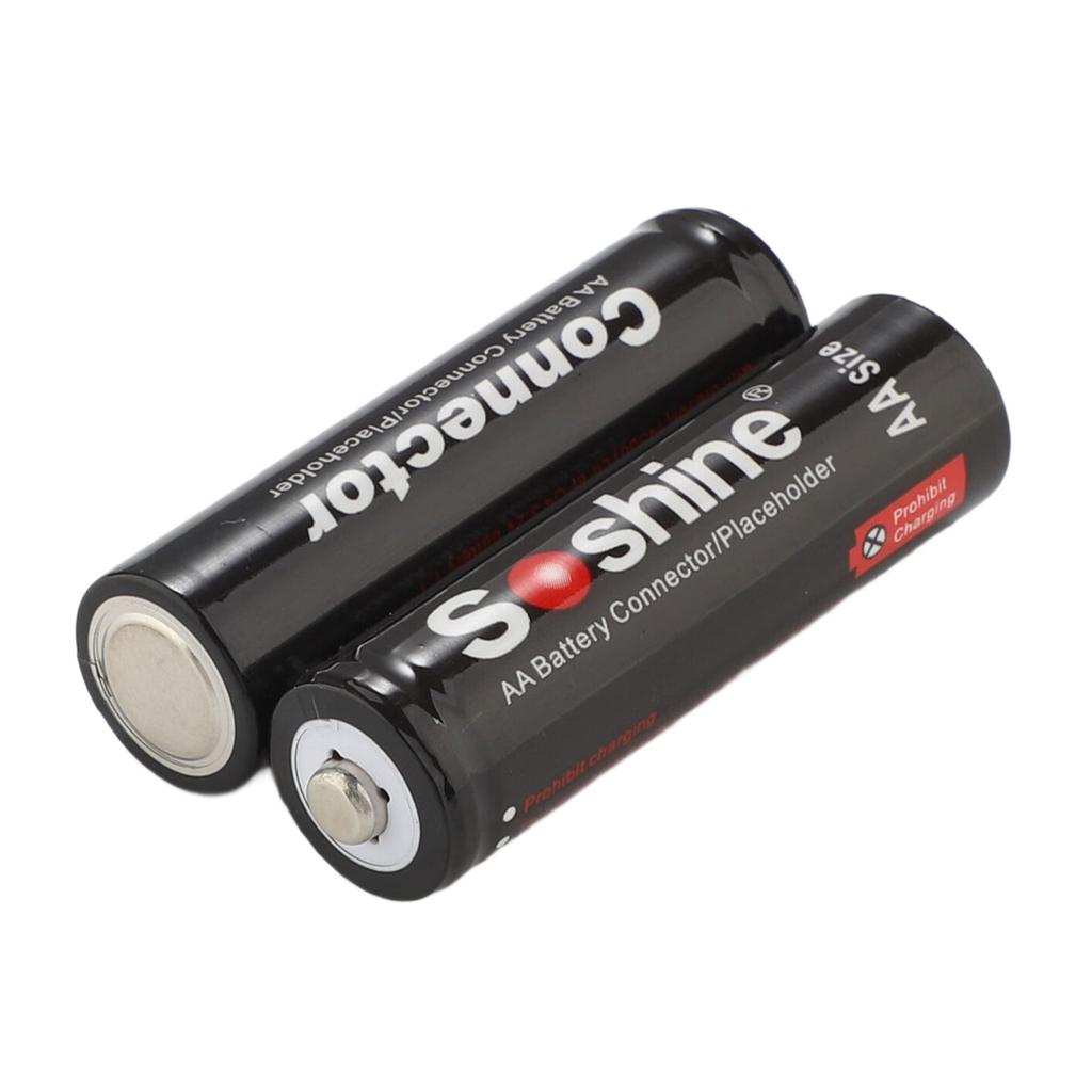 Универсальный проводник для фиктивной батарейки размера AA, без питания, 14500 LR6 AM3, держатель для батареек для игрушек и светодиодных фонарей