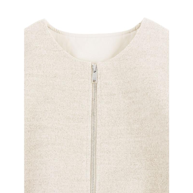 Women S Short Long Sleeve Zip Up Corduroy Jacket