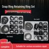 Snap Ring Assortment Kit: Shaft, Hole, Internal & External C-Clip Set