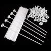 100 Pcs Balloon Holder Sticks Plastic Balloon Holders And Cups for Tying Balloons Arch Anniversary Birthday Parties Graduation Wedding Decoration