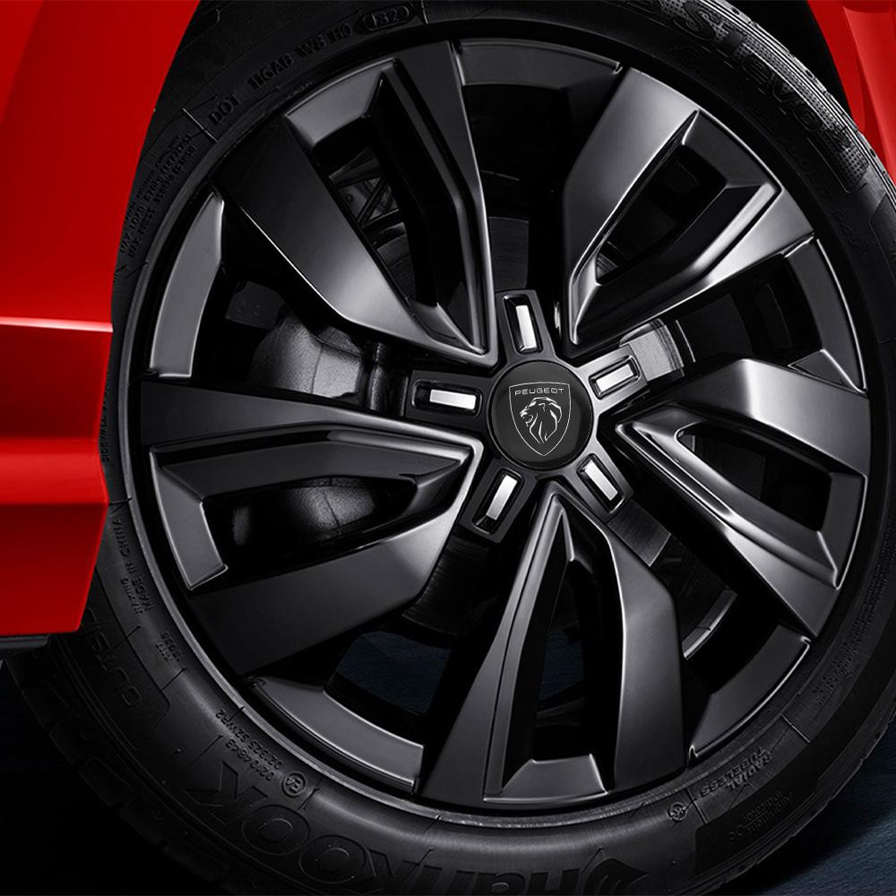 4Pcs 56/60/65mm Car Wheel Center Hub Cap Badge Stickers Cover for Peugeot 406 405 205 3008 107 307 206 5008 308 208 408 508 407