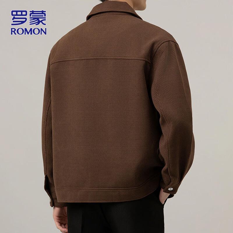 ROMON Men's Casual Lapel Jacket