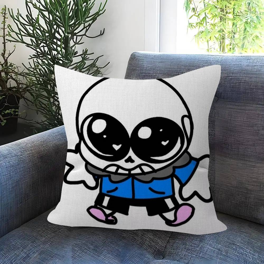 Милая Подушка Hundertale SansW Подарок Декор для Дома и Офиса Подушка для Спальни Дивана Автомобиля Наволочка