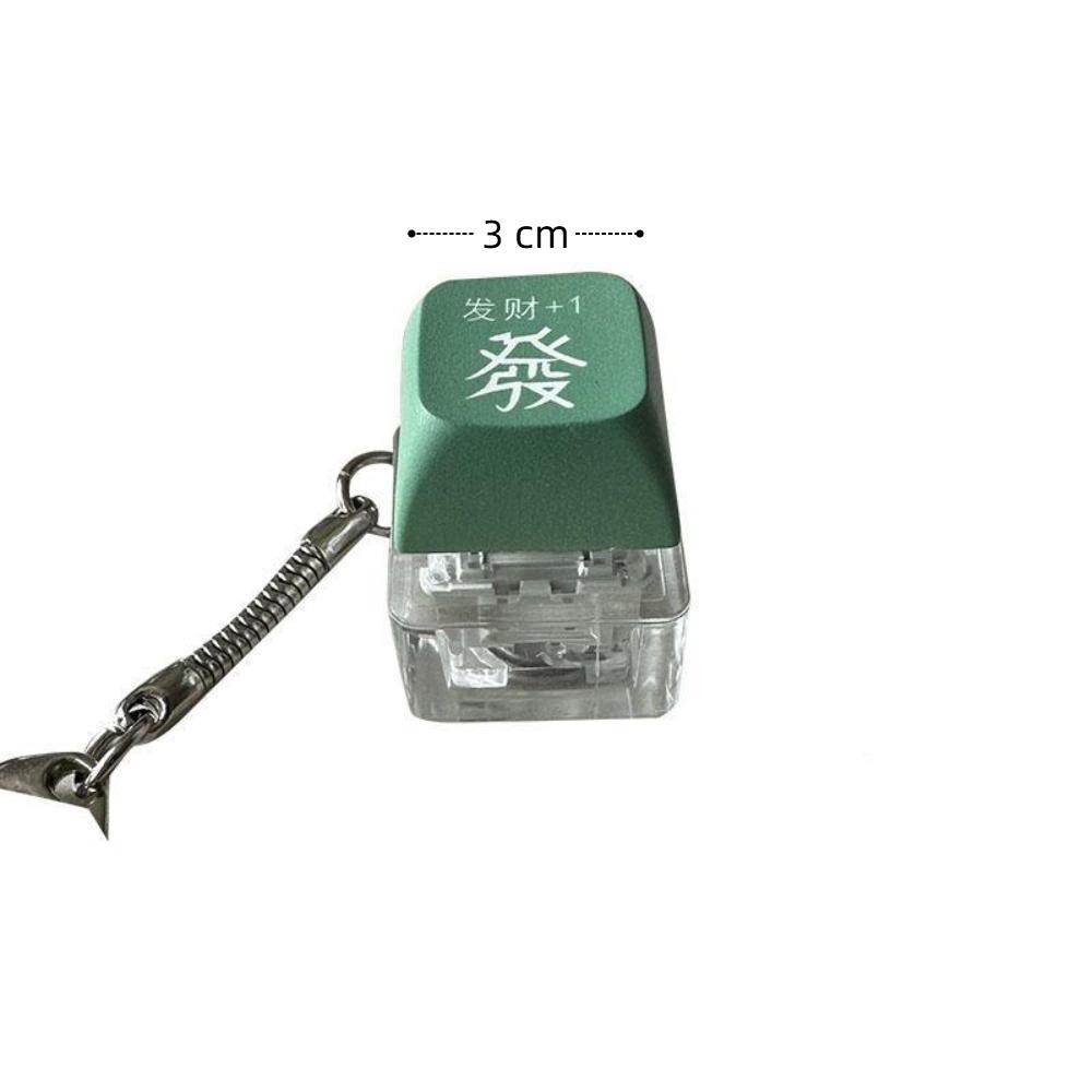 Button Cap Keycap Pendant Led Light Keycap Fidget Keychain New Finger Keyboard Gift