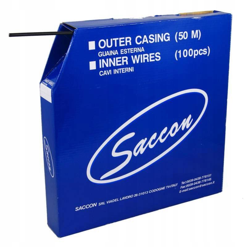 Saccon Black Shift Cable Housing 1M + Teflon