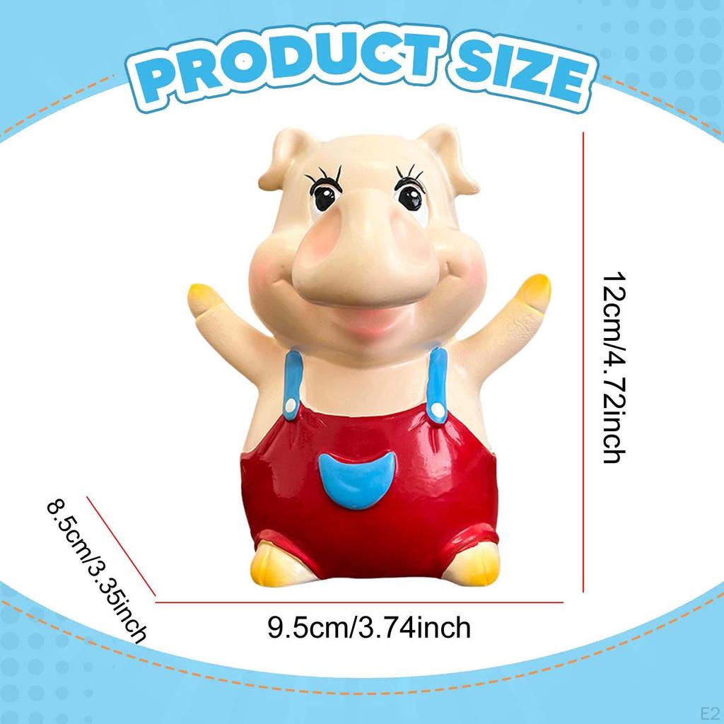 Фигурка свиньи, настольное украшение, забавный держатель для очков, декоративный фиксатор для очков для прихожей