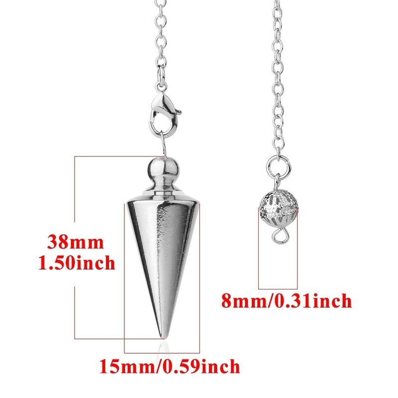 Металлический маятник античный медный конус золотистого цвета Pendulo Pendule Jewelry