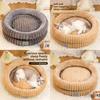 Cozy Pet Shelter Round Pet Bed With Thick Padding For Dogs And Cats