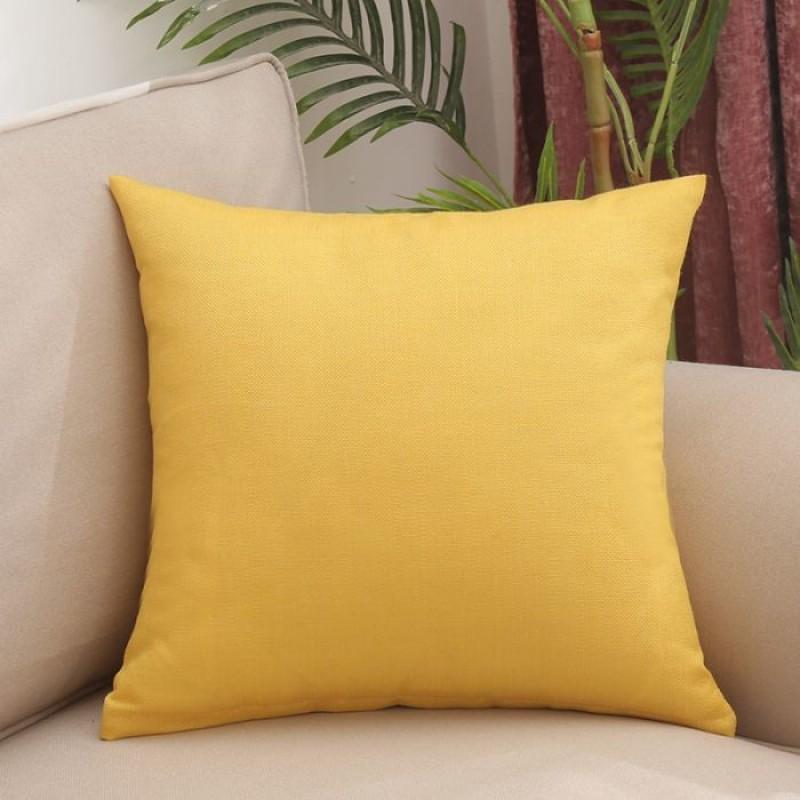 Solid Color Removable Washable Pillow Cover With Insert Bed Sofa Car Lumbar Support Modern Minimalist Home Decor