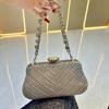 2025 Клатч с инкрустацией бриллиантами для женщин Винтажный Блестящий Дизайнерский Роскошный Сумка-Клатч Женский Вечеринка Свадьба Кошелек Клатч Сумки через плечо