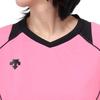 DESCENTE Волейбольная форма Piste Color, Футболка с коротким рукавом, Базовая футболка, DX-B2410XB PNK (Розовый/LL/Мужской, Женский)