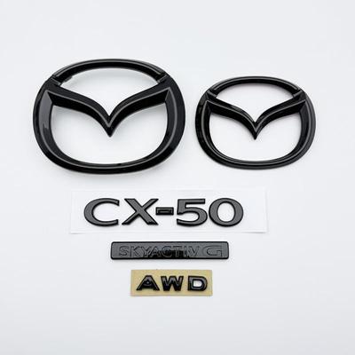 Ярко-черный значок на заднюю дверь CX50 AWD Матовый