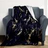 Marble Texture Flannel Blanket Throw Blanket Soft Warm Sofa Bed Camping Home Decor Unique Christmas Gift C926793