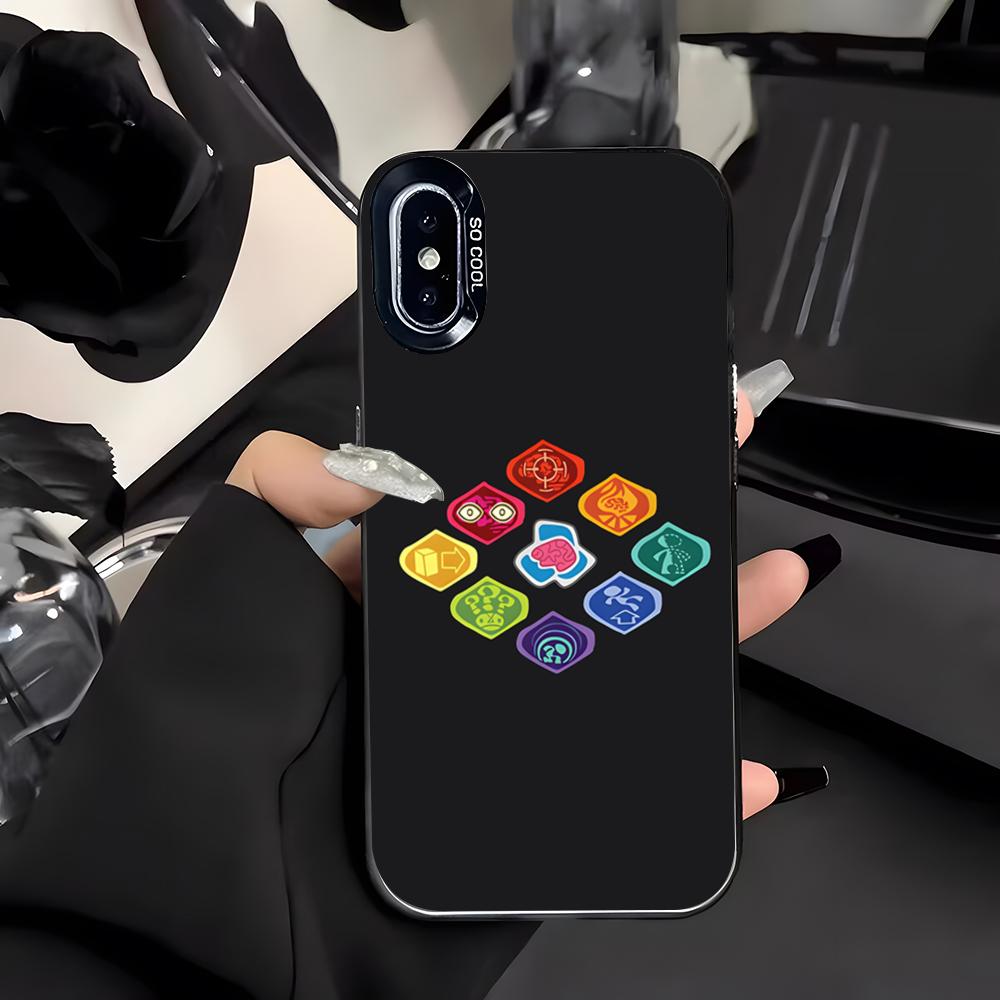 Чехол для телефона P-Psychonauts-S для iPhone 17 Air 16 E 15 14 Plus 13 12 11 Pro Max Цветной Серебристый Чехол