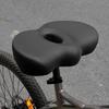 Seat Cushion Saddle Replacement Breathable Wide Bike Shockproof for Riding Indoor Work