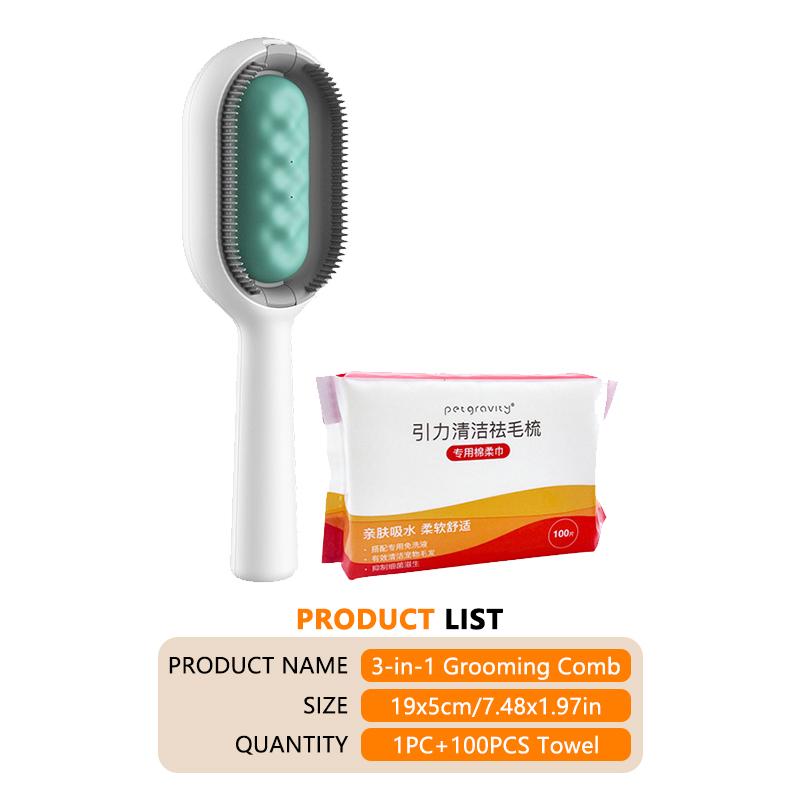 Многоразовая двусторонняя перчатка для удаления шерсти животных, антистатический инструмент для ухода за кошками и собаками, мягкая щетка-варежка для мебели, ковра, ткани