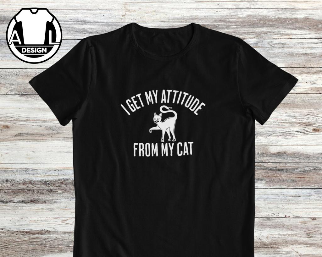 Cat Mom T-Shirt and kids T-Shirt, Funny Cat Attitude Quote Shirt and kids T-Shirt
