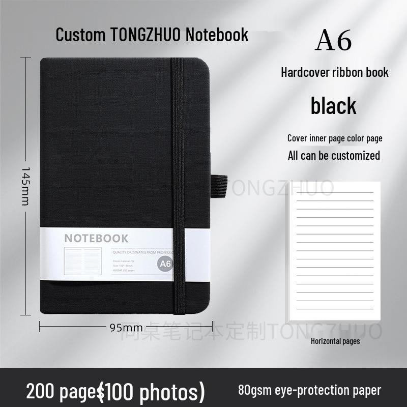 Высококачественный блокнот A5 с индивидуальным дизайном и резинкой для бизнеса и офиса