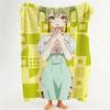 Character N Nayuta A Amakawa Throw Flannel Throw Blanket Suitable for Sofa Living Room Bedroom