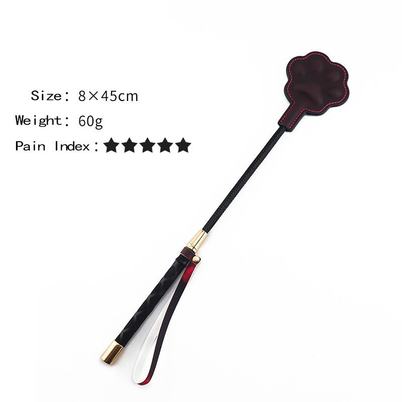 SP Tools Leather Temperature Color Changing 3D Cat Paw Spanking Adult Couple Play Toys Punishment Training Whip Spank Beat Toys