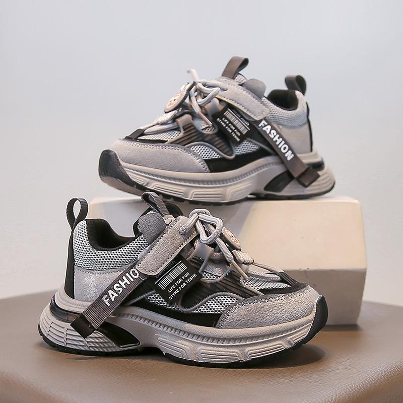 Comfortable Spring Autumn Sports Shoes For Big Kids Boys Girls Fashionable Casual Running Sneakers For Students