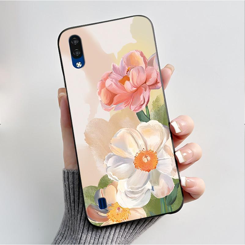 Чехол для телефона ZTE Blade A51 Lite / A5 2020, Роскошный модный, с бабочками и цветами, Черный, Мягкий ТПУ, Силиконовая задняя крышка