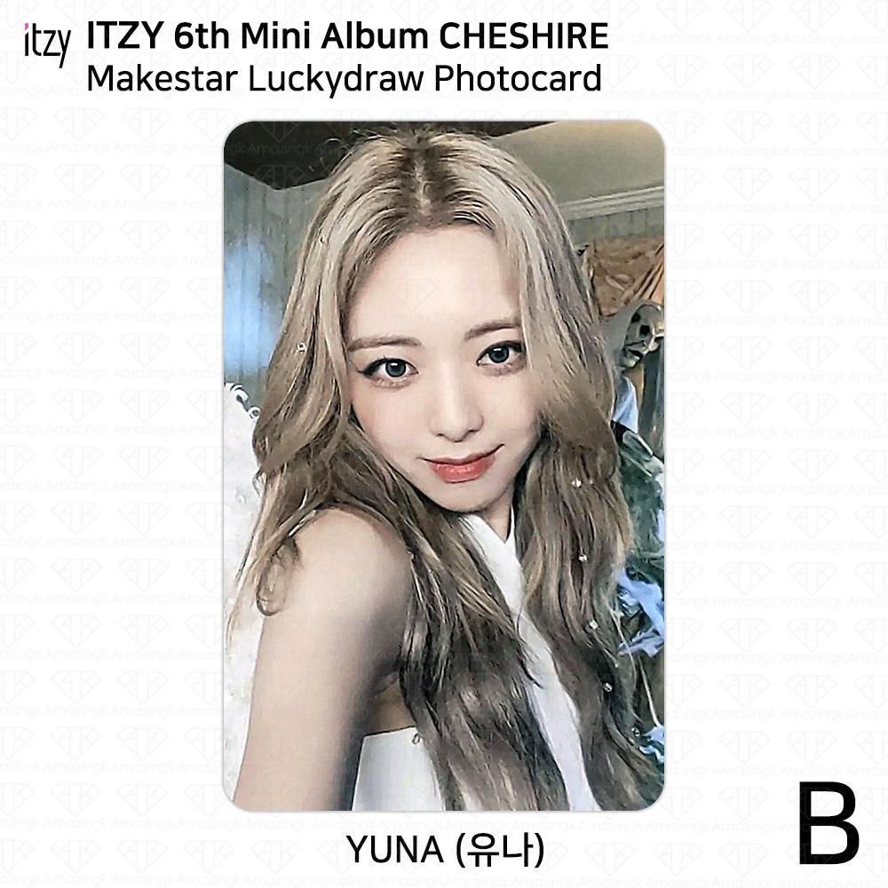ITZY 6th Mini Album Cheshire Makestar Lucky Draw Photocard 2 Versions KPOP K-POP