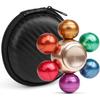Cool Magic Fidget Ball Spinner Toys Metal, Stress Hand Finger Spinner Fidgeting Anti Anxiety Focus Stainless Steel Toys Fingertip Gyro Stress Relief