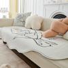 Подушка для дивана из синели специальной формы, универсальный нескользящий чехол для дивана Four Seasons, высококачественный чехол для дивана, полотенце
