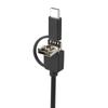 Инспекционная камера 3 в 1 Тип эндоскопа Type-C и Micro USB и USB Водонепроницаемый IP67 для телефонов Android ПК 2 м