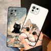 Чехол для Xiaomi Mi 13 Lite 14 11 12X 12T Pro 11T 12 10T Funda Чехол для телефона Мультяшный кот