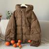 Winter Women's Hooded Cotton Coat Short Korean Thick Loose Big Size Jacket