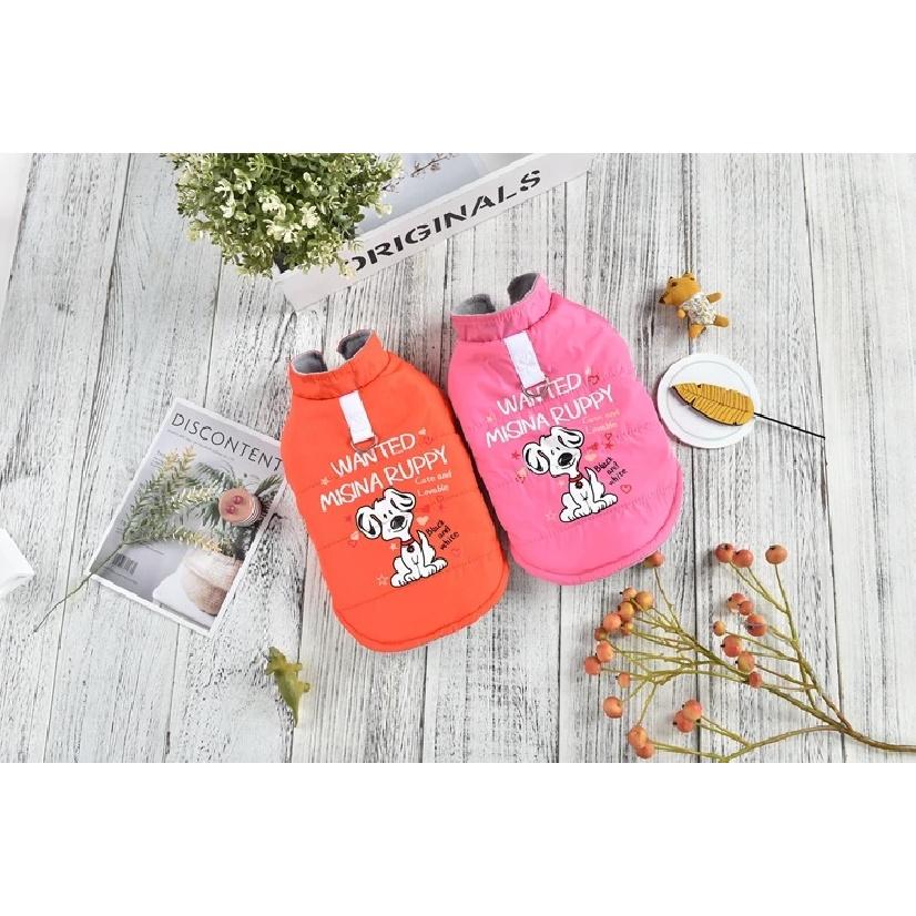 Cute Doggie Dog Costume Puppy XS XXXL Soft Fleece Winter Pet Jacket Coat Warm Harness Vest Cat Chihuahua French Bulldog Terrier