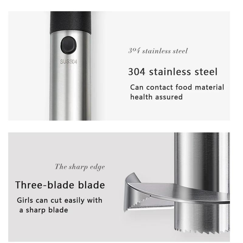 Pineapple Peeler Slicing Machine The Core Cutter A Spiral Cutting Machine for Vegetables and Fruits Easy To Use Kitchen Tools