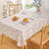 Домашний Декор Водонепроницаемая и Маслостойкая Скатерть Пасторальный Принт Цветы Геометрический Прямоугольная Скатерть для Обеденного Стола Кухонные Аксессуары