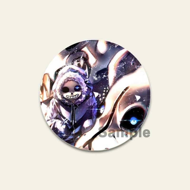32/44/58MM Аниме Киллер Санс Булавки Мультфильм Значок Ручной Работы Жестяные Броши Нагрудник Для Рюкзака Одежда Подарочный Аксессуар