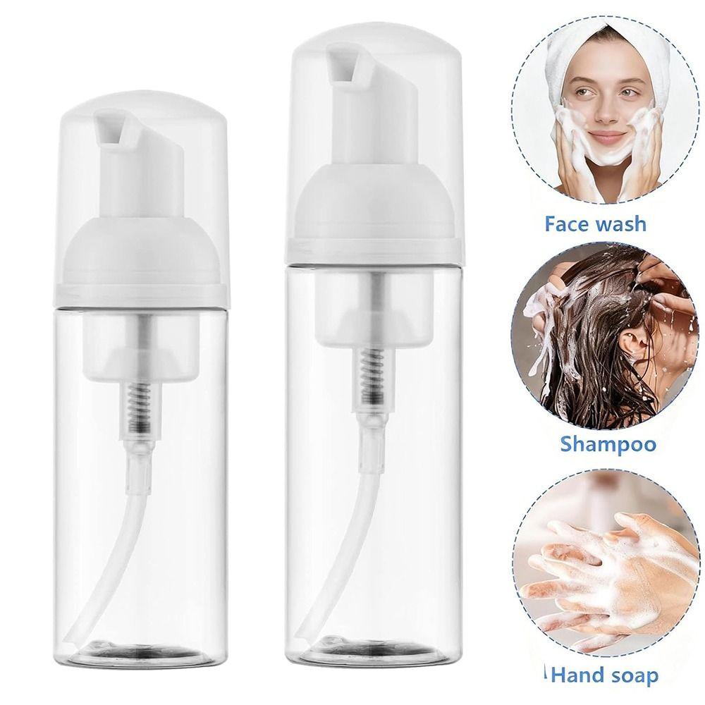 30/50ml Foam Pump Bottle Clear Empty Soap Bottle Portable Foaming Dispenser Cosmetics Packaging