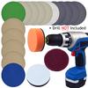 3inch Automotive Polishing Set Headlight Repairing Kit Sandpaper Scouring Cloth