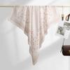 110cm Size Voile Scarf Square Shape Muslim Women Hijabs Fashion Floral Printed Scarf  Cultural Wear