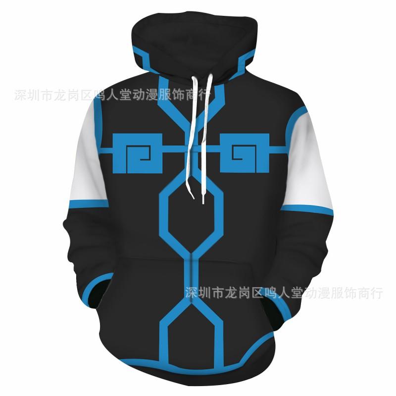 Shaman King Cosplay Hoodie 3D Printed Sweatshirt Teens Casual Long Sleeve Pullover