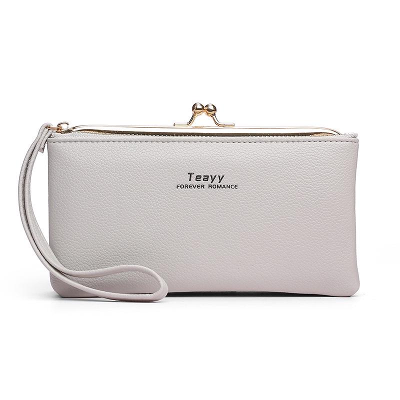 IELGY Женский кошелек для монет в стиле ретро, ​​длинный модный темперамент, мягкая кожа