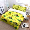 Penguin Pineapple Fun Decor Bedding Duvet Cover Set Duvet Cover Pillowcases (1 * Duvet Cover 2 * Pillowcases, without duvet insert)
