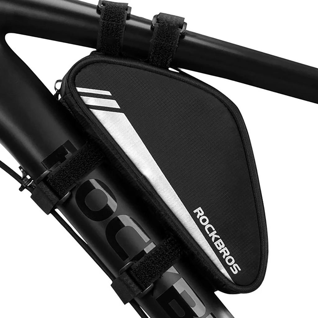 Bicycle tool bag for frame-mounted pump 0.7l - black