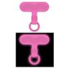 Universal Luminous Colorful Cartoon Phone Chain Pad Cellphone Lanyard Strap Mat Phone Hanging Patch For Phone