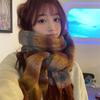 Soft Long Tassel Scarves Warm Thickened Shawl Wrap Retro Winter Cashmere Scarf  Women