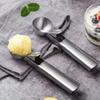 1 шт. Ложка-зачерпыватель для мороженого из нержавеющей стали, многоцелевая ложка, подходит для мороженого, кухни, DIY, инструментов для моделирования десертов ZYF