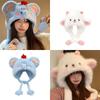 Fluffy Fur Mongolian Hat Windproof Winter Warm Hat Cute Keep Warm Headgear Hat Gifts