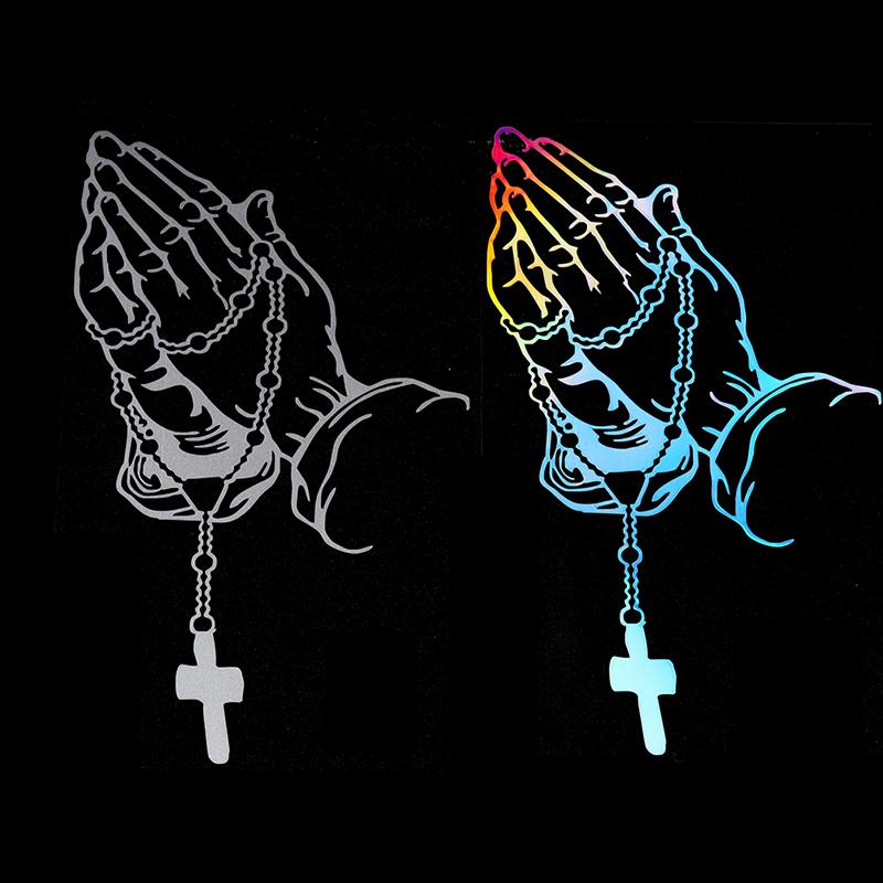 Жемчужные четки Бога Иисуса Христа Корона автомобиля наклейка виниловая наклейка на окно грузовика бампер наклейка