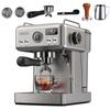 Полуавтоматическая эспрессо-кофемашина HiBREW H10A, 20 бар, Кофеварка для холодного/горячего кофе, Регулируемая температура, Вспениватель молока
